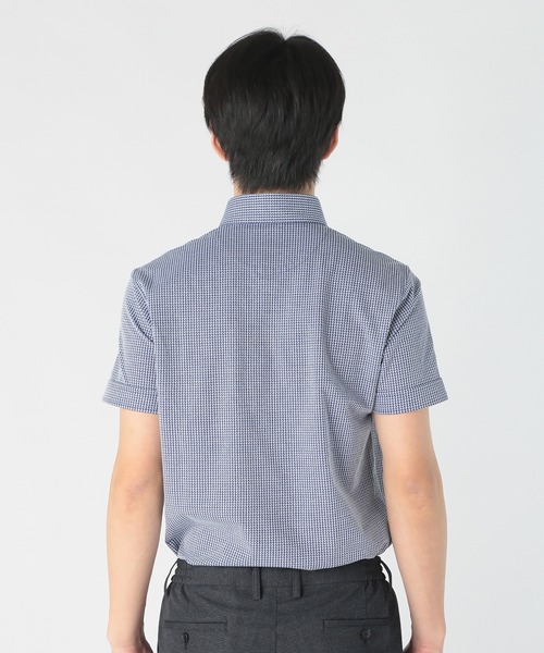 値下げ不可 BUTCHER 美品 千鳥 ハウンドトゥース 柄 ポロ シャツ