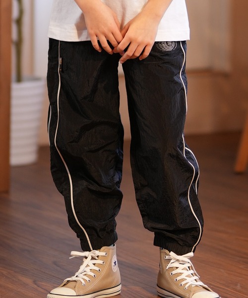 ELEMENT（エレメント）の「ELEMENT/エレメント キッズ ロンパン WIND PANTS YOUTH BF025-715（その他パンツ・キッズ・ブラック/グレー・130cm/140cm/150cm/160cm）」の1枚目の写真
