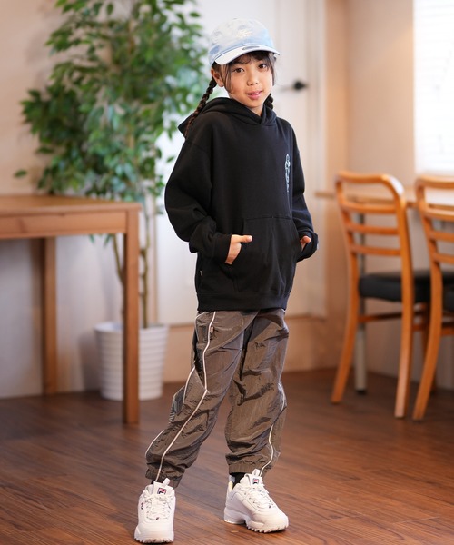 ELEMENT（エレメント）の「ELEMENT/エレメント キッズ ロンパン WIND PANTS YOUTH BF025-715（その他パンツ・キッズ・ブラック/グレー・130cm/140cm/150cm/160cm）」の9枚目の写真