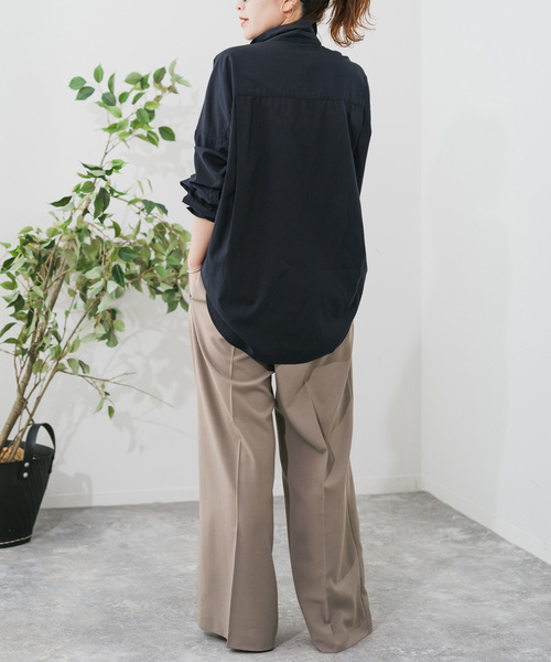 セール】ウーステッドワイドパンツ（スラックス）｜Spick & Span