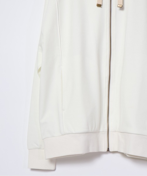 MMMM（エムエムエムエム）の「MMMM/レジエントポンチ ＺＩＰアップパーカー（パーカー・メンズ・ブラック/ホワイト・LARGE/MEDIUM）」の5枚目の写真