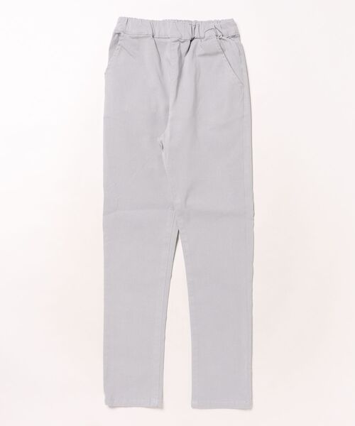 HAKKA KIDS（ハッカキッズ）の「[ジュニアサイズ]スーパーストレッチツイルスリムパンツ（その他パンツ・キッズ・グレー/ベージュ・150cm/140cm）」の2枚目の写真