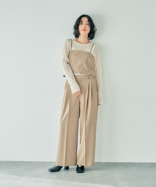 LEPSIM（レプシィム）の「2WAYレースプルオーバー　292558（Tシャツ/カットソー・レディース・ブラック/アイボリー・FREE）」の5枚目の写真