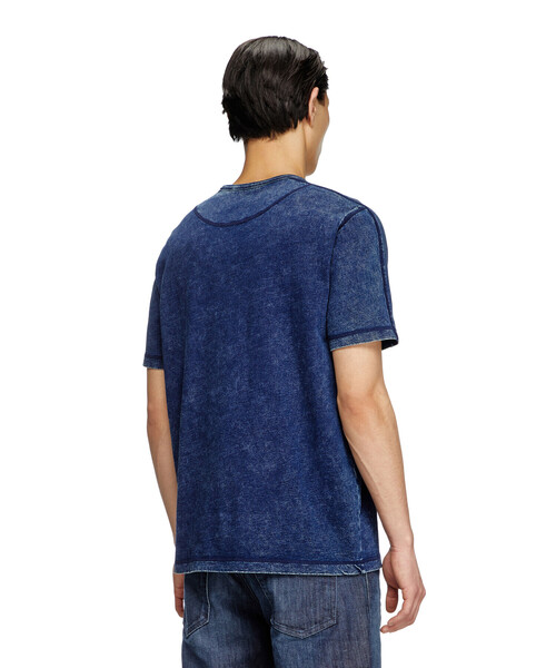 Tシャツ・カットソー DIESEL TOP (A164000QIAM 100) Men's T-shirt with small logo | Black | Diesel