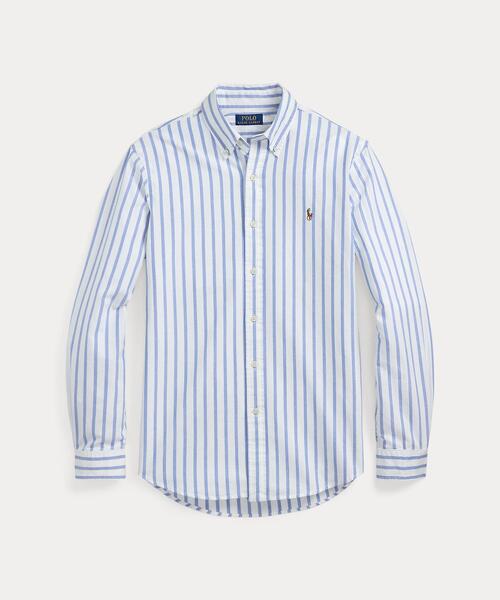 POLO RALPH LAUREN（ポロ ラルフ ローレン）の「クラシック フィット ストライプド オックスフォード シャツ（シャツ/ブラウス・メンズ・ブルー・XXL/XS/XL/S/M/L）」の6枚目の写真