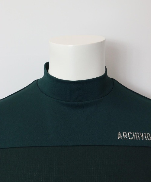 archivio(アルチビオ)の「<MENS>異素材切替ハイネックプルオーバー(Tシャツ/カットソー・メンズ・ブルー/ネイビー/グリーン・LL/L/M)」の6枚目の写真