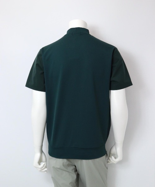 archivio(アルチビオ)の「<MENS>異素材切替ハイネックプルオーバー(Tシャツ/カットソー・メンズ・ブルー/ネイビー/グリーン・LL/L/M)」の5枚目の写真
