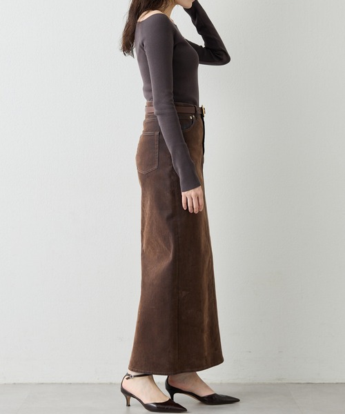 THE PAUSE(ザ ポーズ)の「【THE PAUSE】オフショルニットプルオーバー(ニット/セーター・レディース・ブラック/ピンクベージュ/レッド/チャコールグレー・FREE)」の21枚目の写真