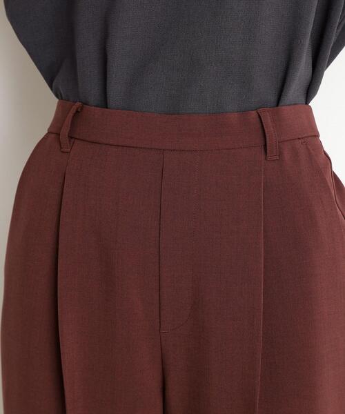 THE SHOP TK （ザ ショップ ティーケー ）の「【XS-XLサイズ】麻調ワイドパンツ/洗濯機OK/from the VOICE（その他パンツ・レディース・ベージュ/ダークブラウン/ブラック/アイボリー・11/12/13/14/10）」の14枚目の写真