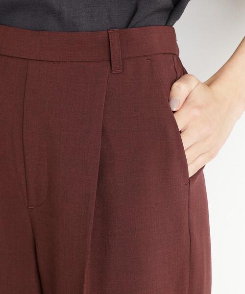 THE SHOP TK （ザ ショップ ティーケー ）の「【XS-XLサイズ】麻調ワイドパンツ/洗濯機OK/from the VOICE（その他パンツ・レディース・ベージュ/ダークブラウン/ブラック/アイボリー・11/12/13/14/10）」の16枚目の写真