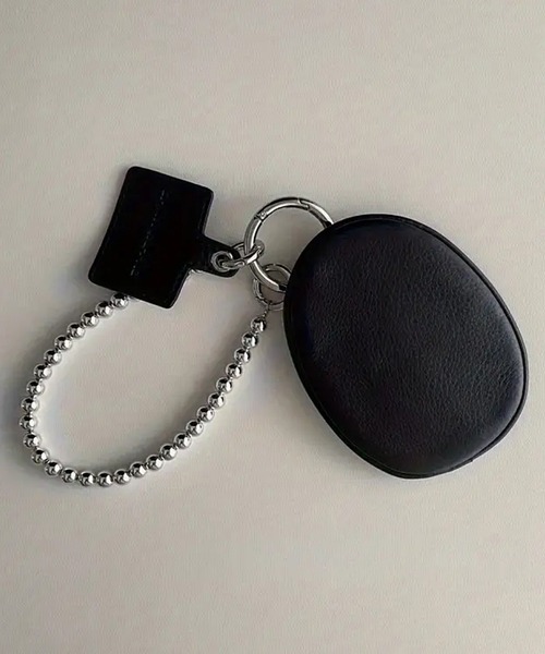 NOLITA LABORATORY（ノリータラボラトリー）の「【 NOLITA / ノリータ 】組み合わせ自由自在 ハート チャーム ブラック フェイクレザー バックル キーチェーン キーホルダー アクセサリー バッグチャーム シボ加工／フェイクレザー／バッグチャーム／ミニポーチ（チャーム・レディース・ブラック/パープル/ピンク・FREE）」の10枚目の写真