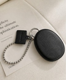 NOLITA LABORATORY（ノリータラボラトリー）の「【 NOLITA / ノリータ 】組み合わせ自由自在 ハート チャーム ブラック フェイクレザー バックル キーチェーン キーホルダー アクセサリー バッグチャーム シボ加工／フェイクレザー／バッグチャーム／ミニポーチ（チャーム）」