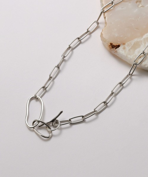 GLOBAL WORK（グローバルワーク）の「MATINE LINE/マンテルチェーンネックレス/288867（ネックレス・レディース・シルバー/ゴールド・FREE）」の2枚目の写真