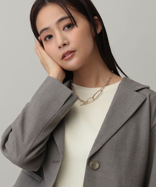 GLOBAL WORK（グローバルワーク）の「MATINE LINE/マンテルチェーンネックレス/288867（ネックレス・レディース・シルバー/ゴールド・FREE）」の10枚目の写真