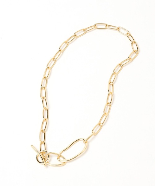 GLOBAL WORK（グローバルワーク）の「MATINE LINE/マンテルチェーンネックレス/288867（ネックレス・レディース・シルバー/ゴールド・FREE）」の9枚目の写真