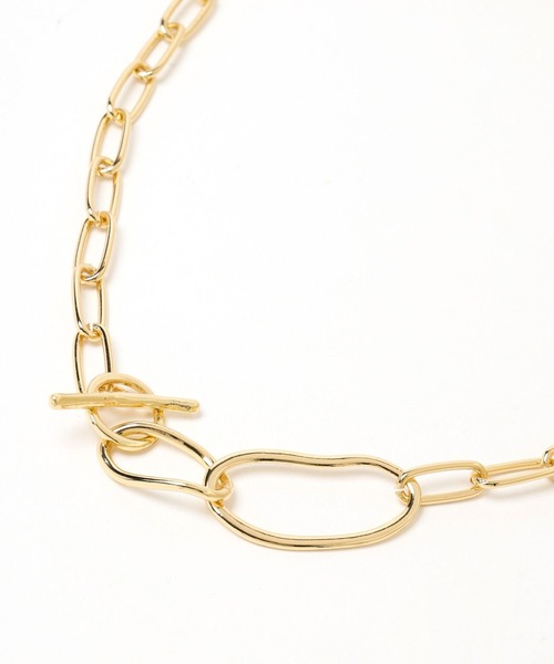 GLOBAL WORK（グローバルワーク）の「MATINE LINE/マンテルチェーンネックレス/288867（ネックレス・レディース・シルバー/ゴールド・FREE）」の7枚目の写真