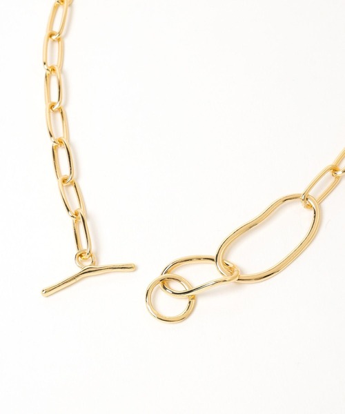 GLOBAL WORK（グローバルワーク）の「MATINE LINE/マンテルチェーンネックレス/288867（ネックレス・レディース・シルバー/ゴールド・FREE）」の5枚目の写真