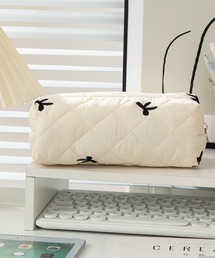 Liaa/リボン柄 ペンケース ポーチ A18562