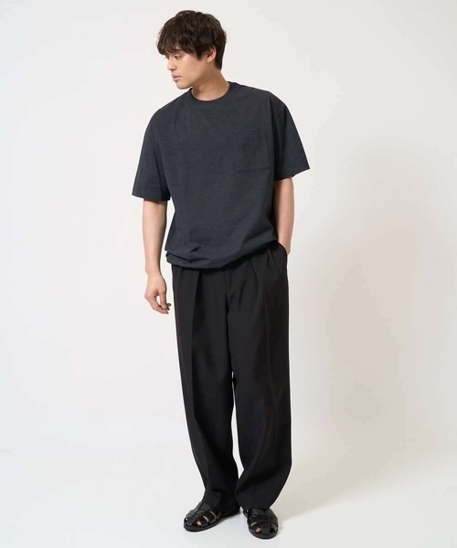 a.v.v（アーヴェヴェ）の「【春の新作】2タックワイドイージースラックス（スラックス・メンズ・ブラック・46/48）」の11枚目の写真