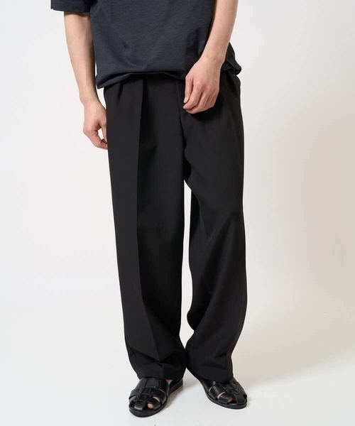 a.v.v（アーヴェヴェ）の「【春の新作】2タックワイドイージースラックス（スラックス・メンズ・ブラック・46/48）」の17枚目の写真