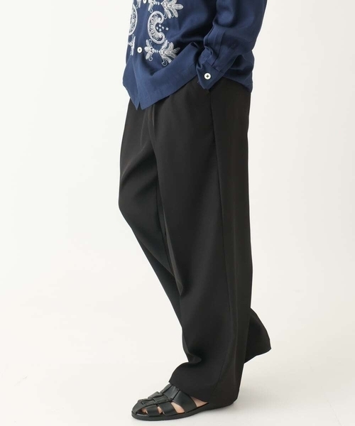 a.v.v（アーヴェヴェ）の「【春の新作】2タックワイドイージースラックス（スラックス・メンズ・ブラック・46/48）」の19枚目の写真