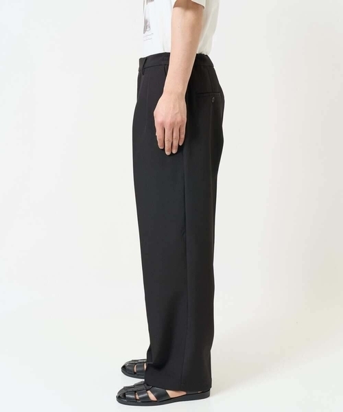 a.v.v（アーヴェヴェ）の「【春の新作】2タックワイドイージースラックス（スラックス・メンズ・ブラック・46/48）」の21枚目の写真
