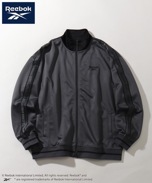 Reebok(リーボック)の「【Reebok/リーボック】サイドジャガードテープ リブライン トラックジャケット(ジャージ・メンズ・サックスブルー/ネイビー/ブラック/チャコール・L/M/LL)」の16枚目の写真