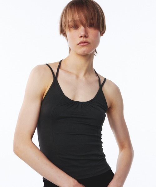 Kijun(キジュン)の「Kijun/キジュン Double Strap Tank Top タンクトップ(タンクトップ・レディース・チャコール/オフホワイト/スカイブルー・S/M)」の21枚目の写真