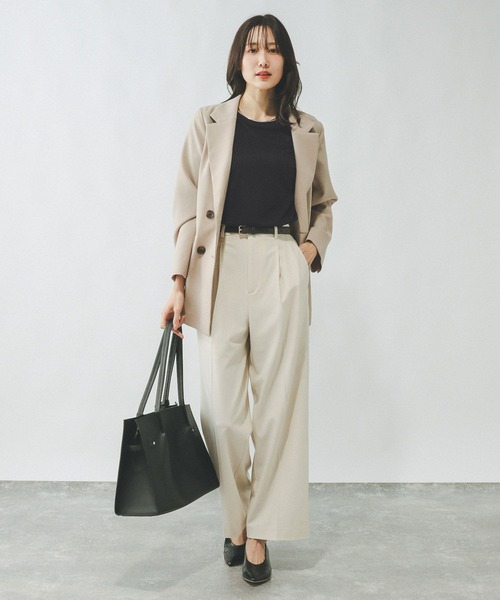 GLOBAL WORK（グローバルワーク）の「Fffit エフィット/やわらかストレッチT長袖/291137（Tシャツ/カットソー・レディース・グレー/オフホワイト/ブルー系その他6/ブラック/杢グレー/モカ・LARGE/X-SMALL/SMALL/MEDIUM/X-LARGE）」の11枚目の写真
