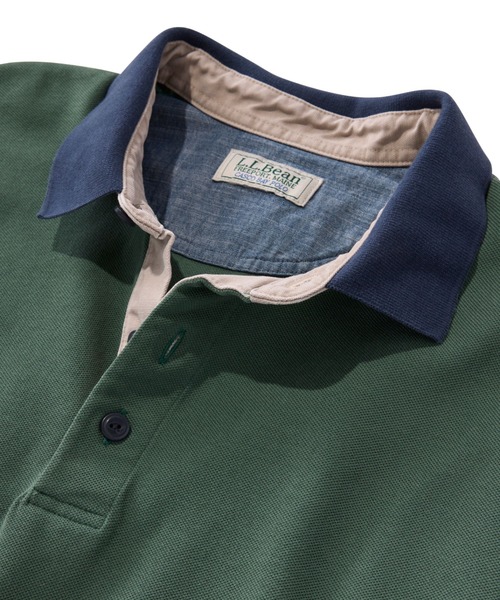 L.L.Bean(エルエルビーン)の「カスコ・ベイ・ラギッド・ポロシャツ、半袖 米国フィット・レギュラー(ポロシャツ・メンズ・レッド系/ブルー/グレー系/グリーン系・SMALL/MEDIUM/LARGE)」の6枚目の写真