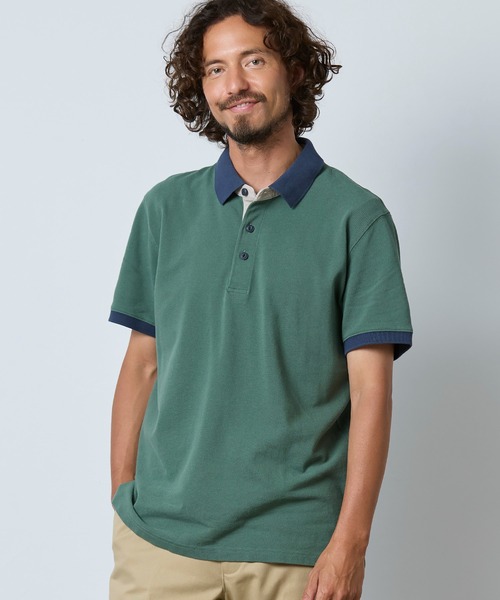 L.L.Bean(エルエルビーン)の「カスコ・ベイ・ラギッド・ポロシャツ、半袖 米国フィット・レギュラー(ポロシャツ・メンズ・レッド系/ブルー/グレー系/グリーン系/パープル系・SMALL/MEDIUM/LARGE)」の10枚目の写真