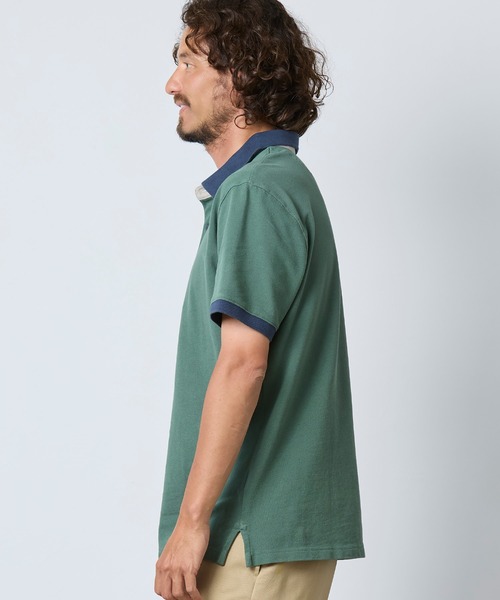 L.L.Bean(エルエルビーン)の「カスコ・ベイ・ラギッド・ポロシャツ、半袖 米国フィット・レギュラー(ポロシャツ・メンズ・レッド系/ブルー/グレー系/グリーン系/パープル系・SMALL/MEDIUM/LARGE)」の12枚目の写真