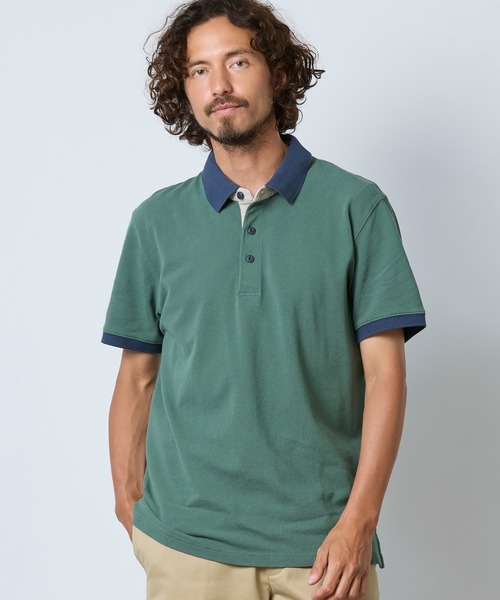 L.L.Bean(エルエルビーン)の「カスコ・ベイ・ラギッド・ポロシャツ、半袖 米国フィット・レギュラー(ポロシャツ・メンズ・レッド系/ブルー/グレー系/グリーン系/パープル系・SMALL/MEDIUM/LARGE)」の22枚目の写真