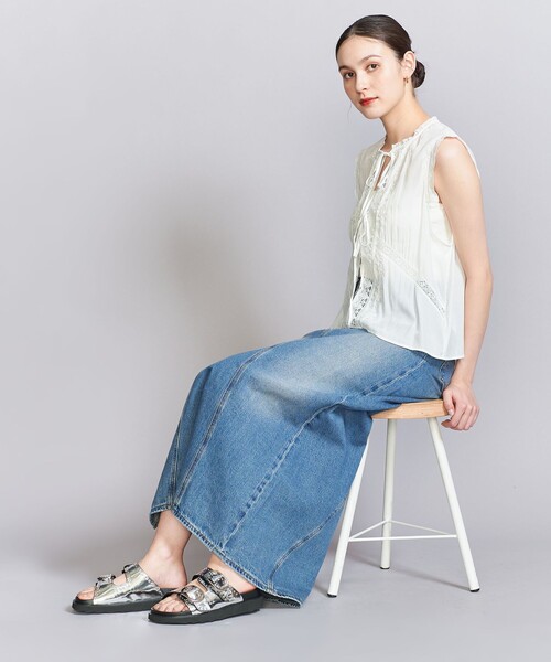 MOHI＞ミラー スタッズ サンダル