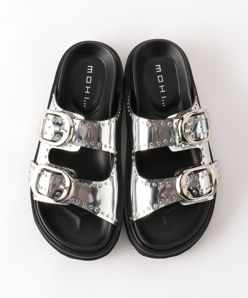 MOHI＞ミラー スタッズ サンダル