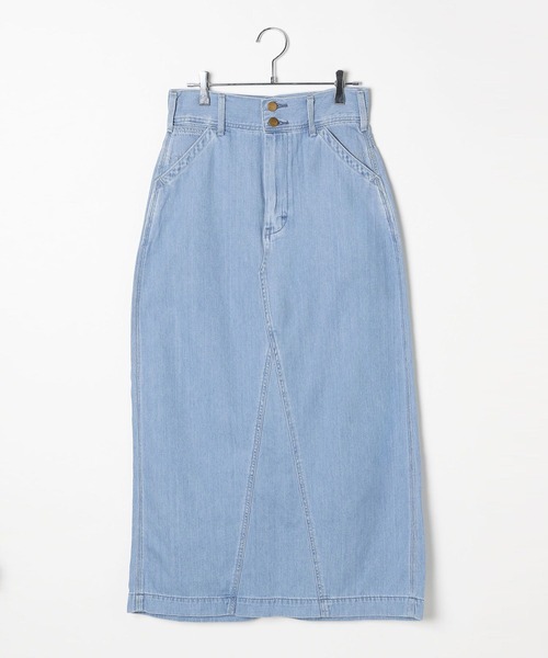 Lee（リー）の「【Lee(リー)】別注マキシスカート（スカート・レディース・インディゴブルー/サックスブルー・FREE）」の14枚目の写真