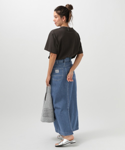 Lee（リー）の「【Lee(リー)】別注マキシスカート（スカート・レディース・インディゴブルー/サックスブルー・FREE）」の10枚目の写真