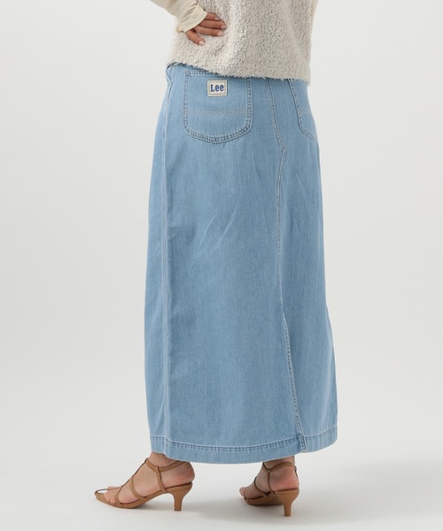 Lee（リー）の「【Lee(リー)】別注マキシスカート（スカート・レディース・インディゴブルー/サックスブルー・FREE）」の7枚目の写真