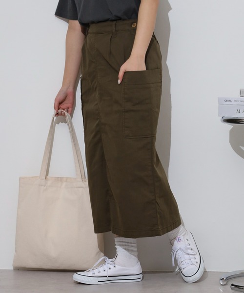 atONE(アットワン)の「ストレッチタイトスカート(スカート・レディース・ブラック/カーキ/ベージュ・M/L/LL/3L/4L)」の14枚目の写真