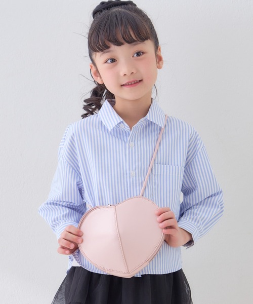 CIAOPANIC TYPY（チャオパニックティピー）の「【KIDS】ハート型BAG（ボディバッグ/ウエストポーチ・キッズ・ブラック/サックスブルー/ピンク・ONE SIZE）」の12枚目の写真
