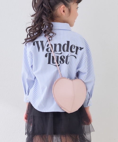 CIAOPANIC TYPY（チャオパニックティピー）の「【KIDS】ハート型BAG（ボディバッグ/ウエストポーチ・キッズ・ブラック/サックスブルー/ピンク・ONE SIZE）」の10枚目の写真