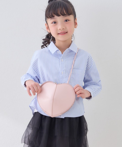 CIAOPANIC TYPY（チャオパニックティピー）の「【KIDS】ハート型BAG（ボディバッグ/ウエストポーチ・キッズ・ブラック/サックスブルー/ピンク・ONE SIZE）」の11枚目の写真