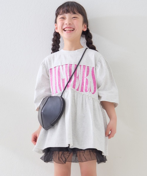 CIAOPANIC TYPY（チャオパニックティピー）の「【KIDS】ハート型BAG（ボディバッグ/ウエストポーチ・キッズ・ブラック/サックスブルー/ピンク・ONE SIZE）」の16枚目の写真