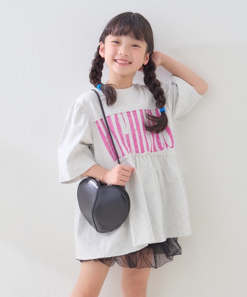 CIAOPANIC TYPY（チャオパニックティピー）の「【KIDS】ハート型BAG（ボディバッグ/ウエストポーチ・キッズ・ブラック/サックスブルー/ピンク・ONE SIZE）」の15枚目の写真