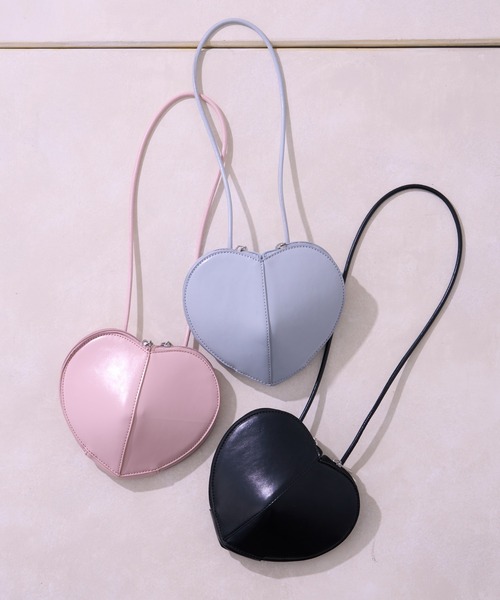 CIAOPANIC TYPY（チャオパニックティピー）の「【KIDS】ハート型BAG（ボディバッグ/ウエストポーチ・キッズ・ブラック/サックスブルー/ピンク・ONE SIZE）」の4枚目の写真