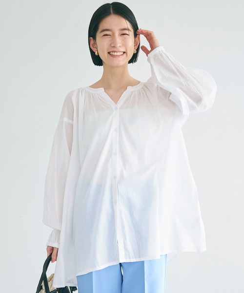 セール】ビッグガーゼシャツ（シャツ/ブラウス）｜coca（coca）（コカ
