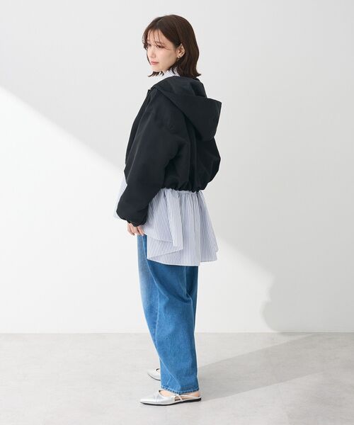 ELENCARE DUE(エレンカーレデュエ)の「・ELENCARE DUE ストライプシャツチュニック(チュニック・レディース・ベージュ/ミント/ピンク/オフホワイト・FREE)」の13枚目の写真