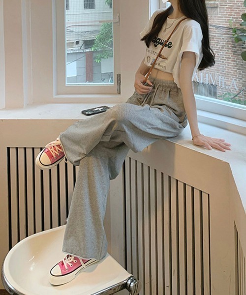 SallyLunn（サリーラン）の「ダメージ スウェットイージーパンツ（その他パンツ・レディース・グレー/ブラック・MEDIUM/LARGE）」の9枚目の写真
