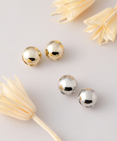 CALIN　STANDARD（カリンスタンダード）の「◆金属アレルギー対応◆◆made in japan◆【痛くない】【落ちにくい】【片手で簡単】ボール　マグネットイヤリング（イヤリング・レディース・ゴールド/シルバー・FREE）」の4枚目の写真