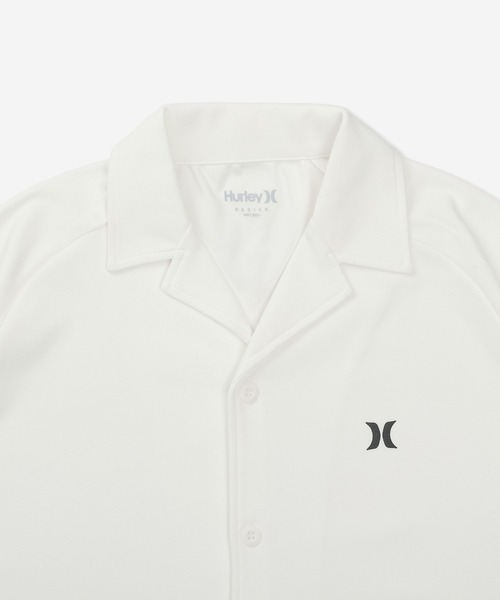 Hurley (ハーレー)の「【Hurley/ハーレー】水陸両用半袖ラッシュシャツ UPF50+ 吸汗速乾 ICON OVRSZD SS SHIRTS(ラッシュガード・メンズ・ブラック/ブラック系その他/カーキブラウン/ホワイト・SMALL/LARGE/MEDIUM/X-LARGE)」の6枚目の写真